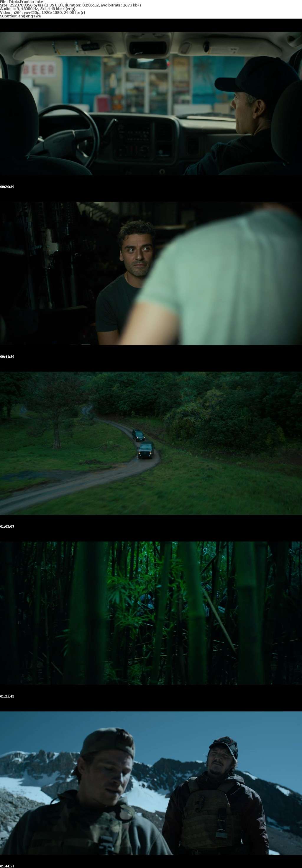 Triple Frontier 2019 SweSub-EngSub 1080p x264--Justiso Triple Frontier 2019 SweSub-EngSub 1080p x264--Justiso