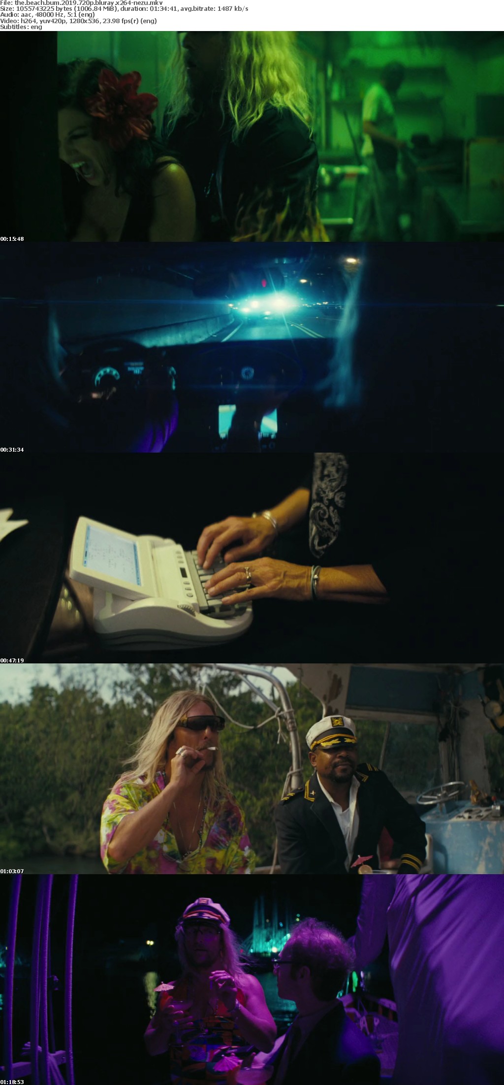 The Beach Bum 2019 720p BluRay x264-NeZu The Beach Bum 2019 720p BluRay x264-NeZu