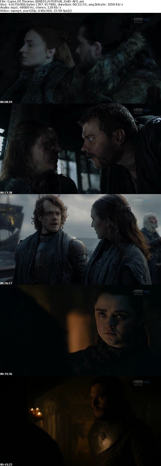 Game Of Thrones S08E01 iNTERNAL XviD-AFG Game Of Thrones S08E01 iNTERNAL XviD-AFG