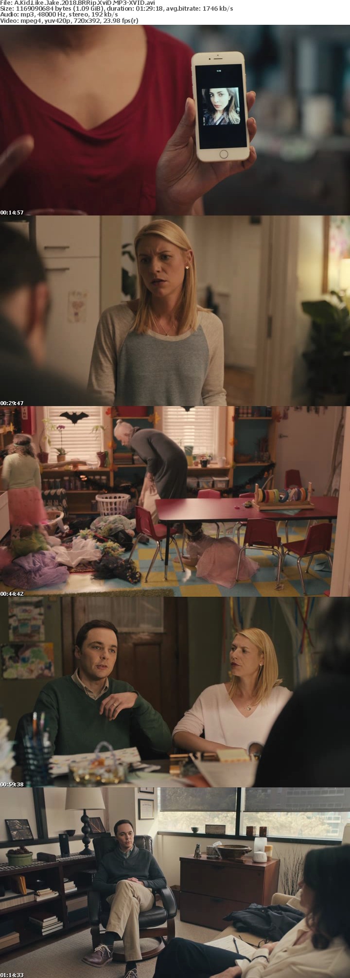 A Kid Like Jake 2018 BRRip XviD MP3-XVID A Kid Like Jake 2018 BRRip XviD MP3-XVID
