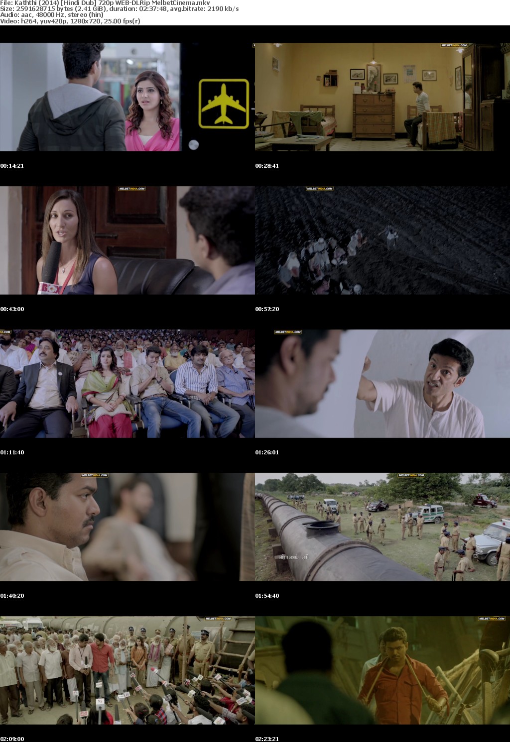 Kaththi (2014) Hindi Dub 720p WEB-DLRip MelbetCinema