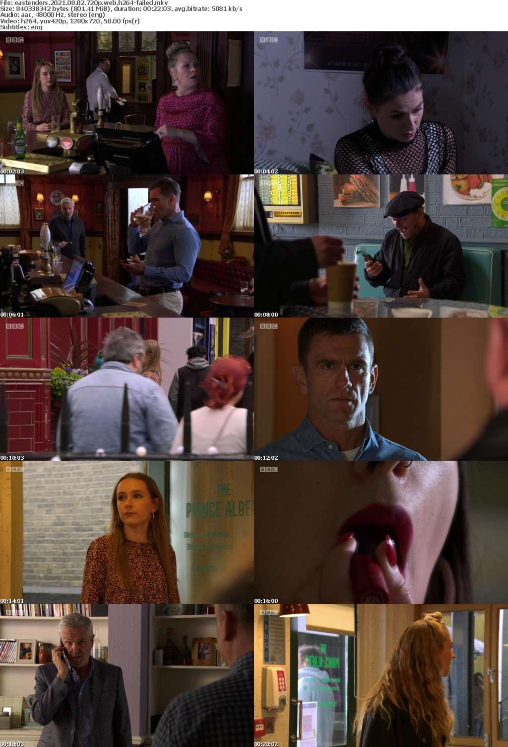 Eastenders 2021 08 02 720p WEB h264-FaiLED