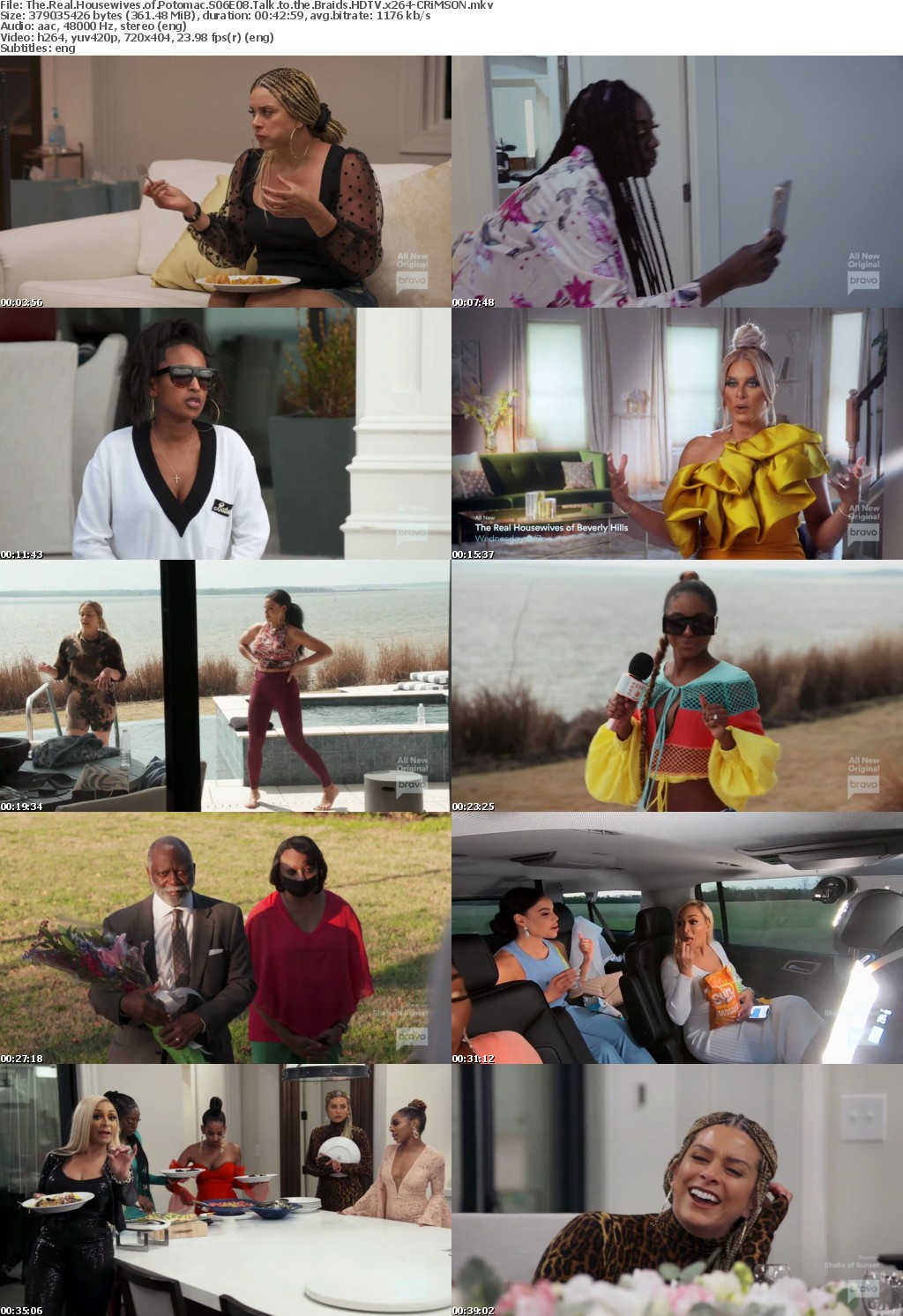 The Real Housewives of Potomac S06E08 Talk to the Braids HDTV x264-CRiMSON
