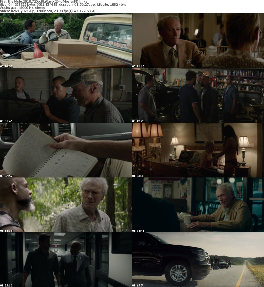 The Mule 2018 720p BluRay x264 MoviesFD
