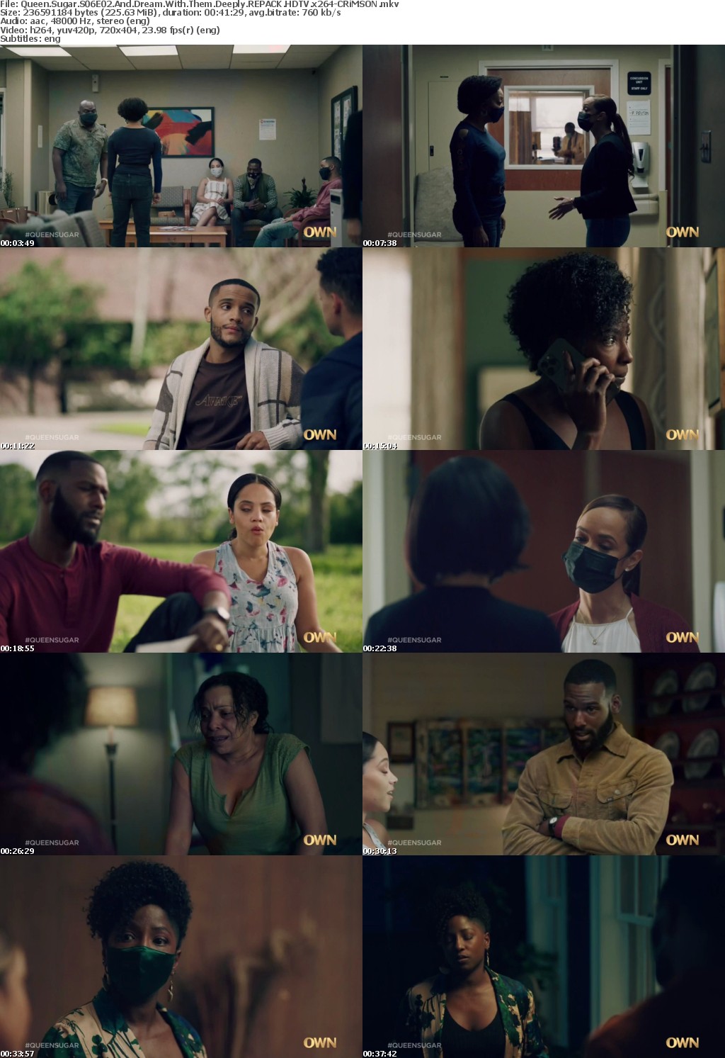Queen Sugar S06E02 And Dream With Them Deeply REPACK HDTV x264-CRiMSON