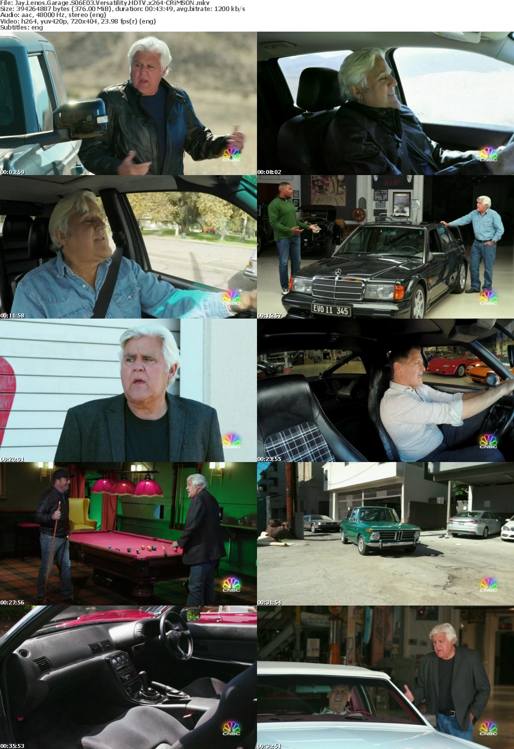 Jay Lenos Garage S06E03 Versatility HDTV x264-CRiMSON