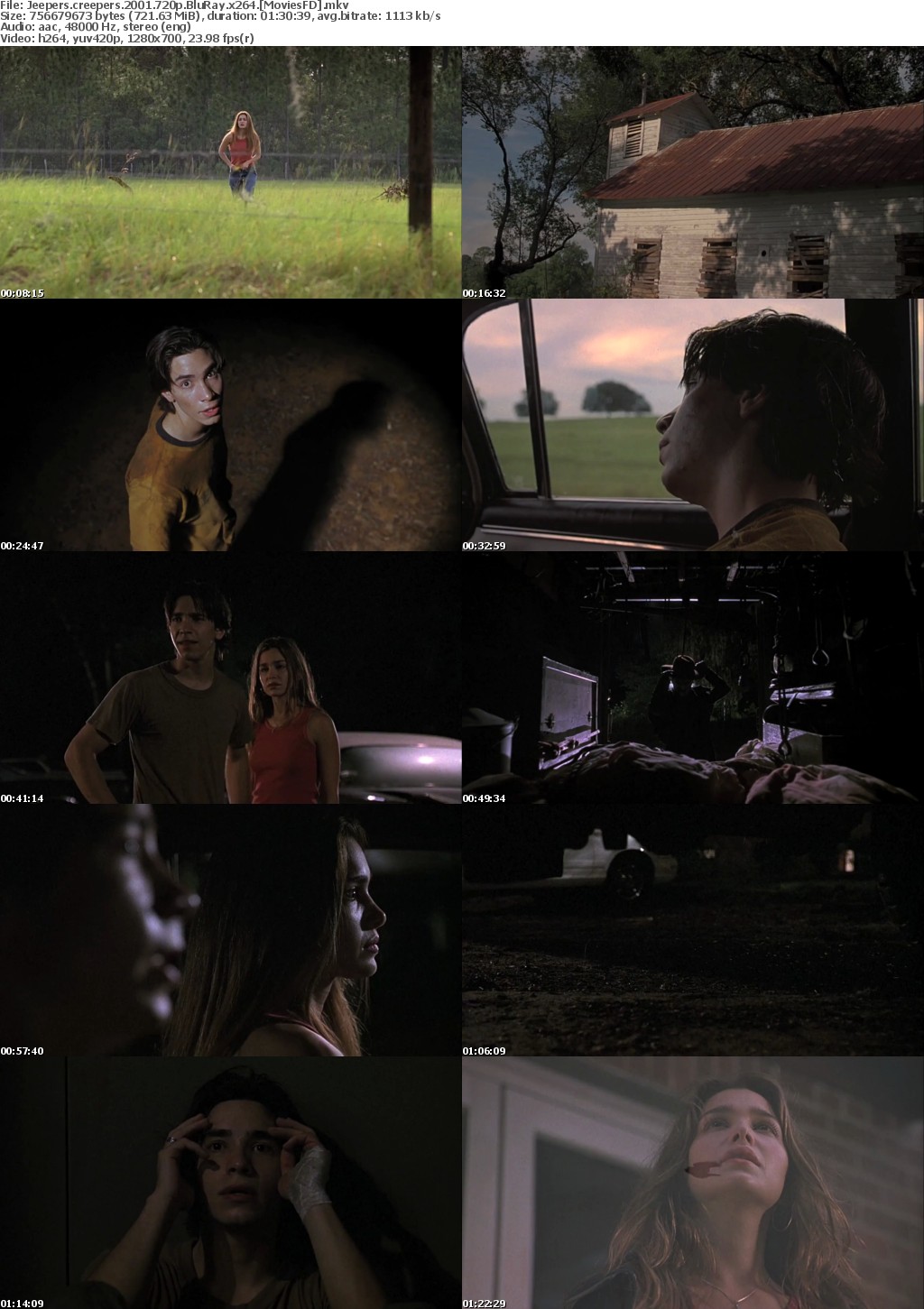 Jeepers Creepers (2001) 720P Bluray X264 Moviesfd