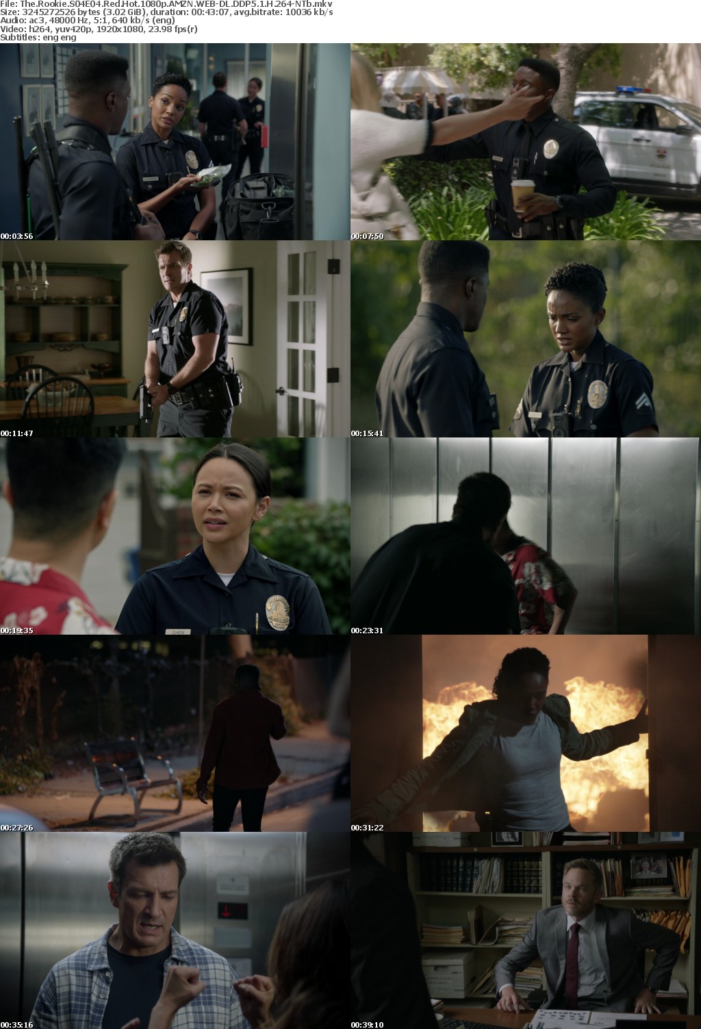 The Rookie S04E04 Red Hot 1080p AMZN WEBRip DDP5 1 x264-NTb