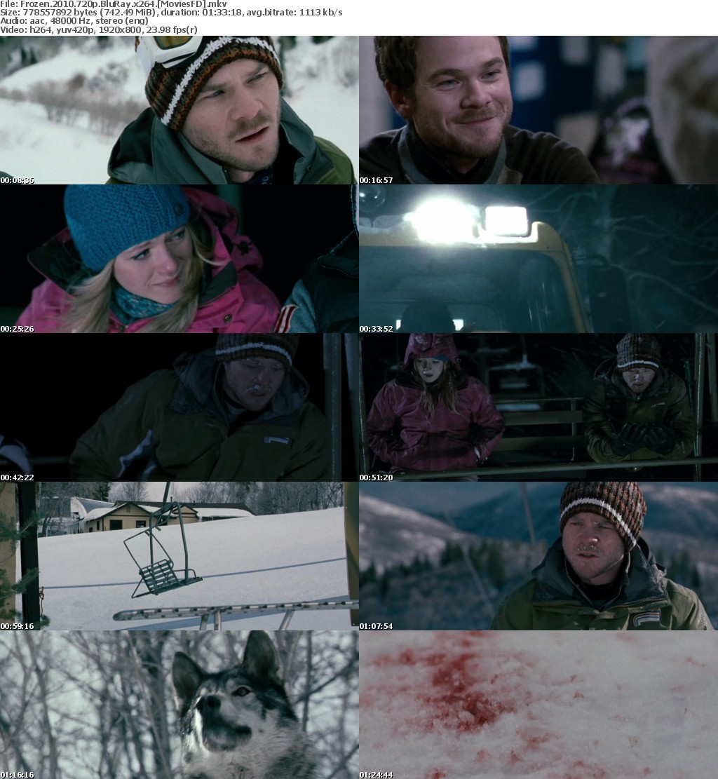 Frozen (2010) 720p BluRay x264 - MoviesFD