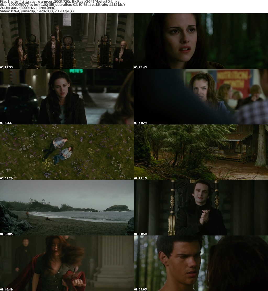 The Twilight Saga: New Moon (2009) 720p BluRay x264 - MoviesFD