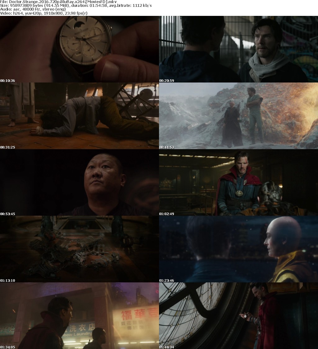Doctor Strange (2016) 720p BluRay x264 - MoviesFD