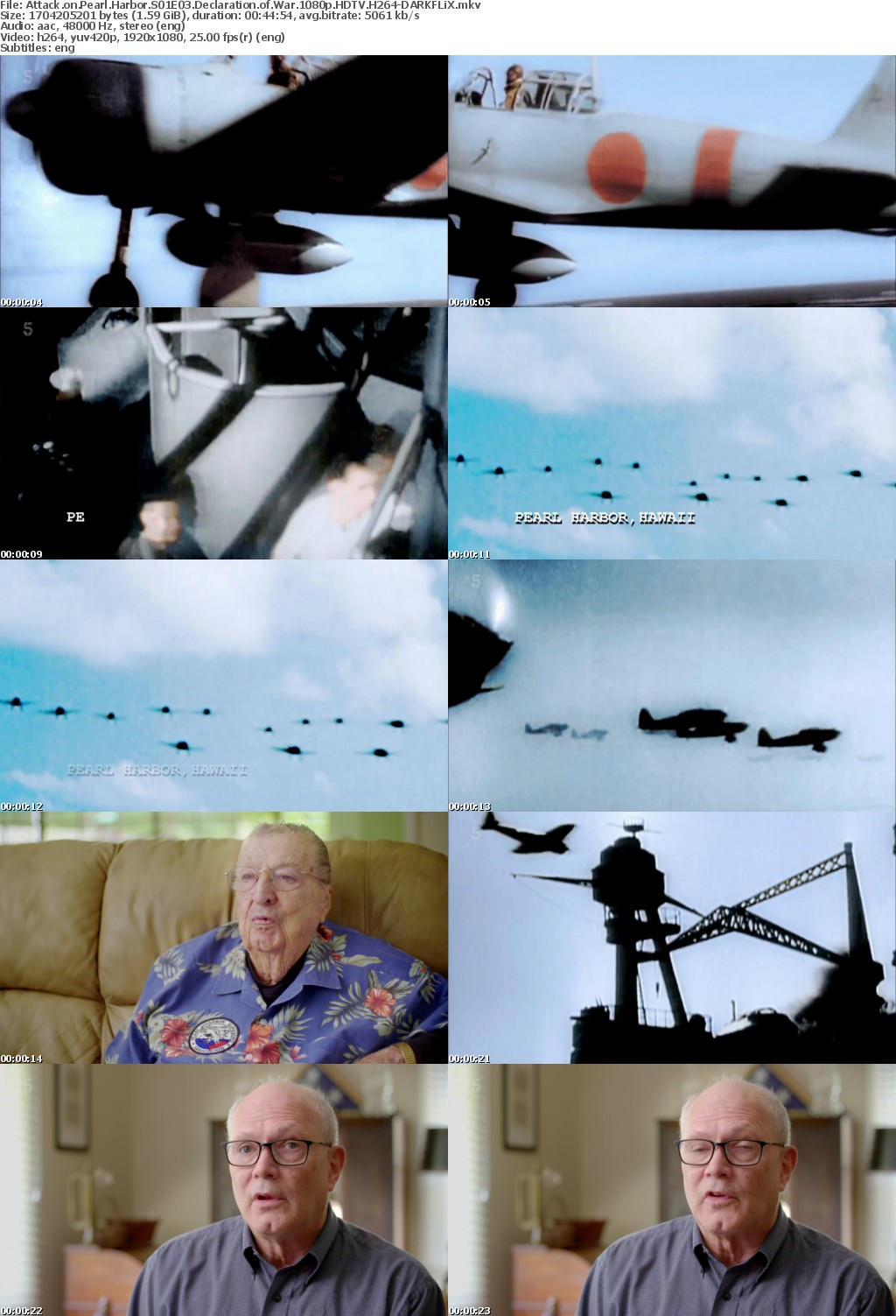 Attack on Pearl Harbor S01E03 Declaration of War 1080p HDTV H264-DARKFLiX