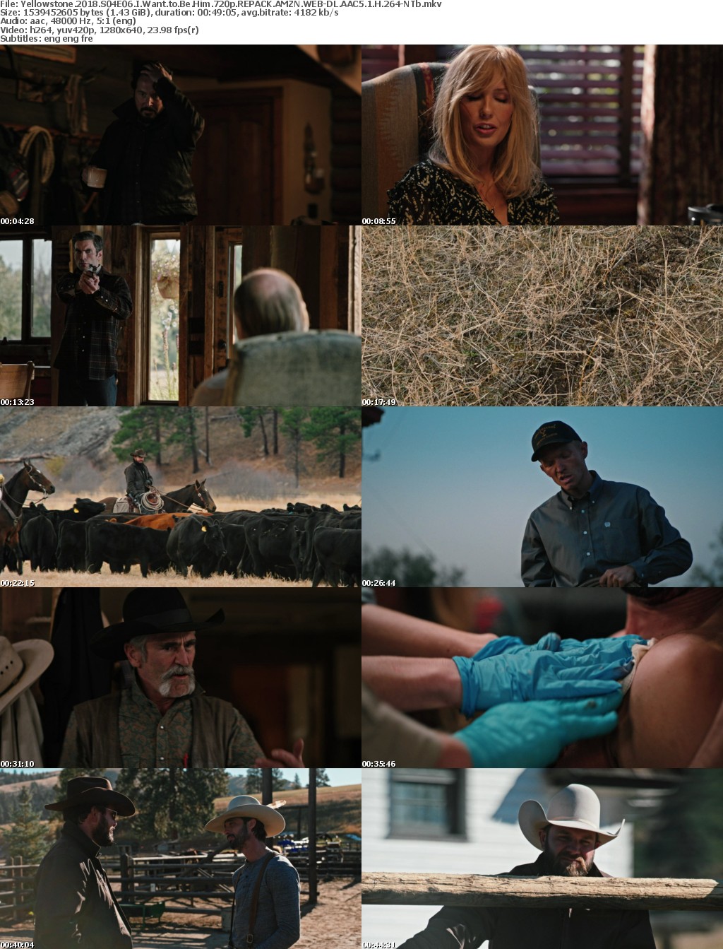 Yellowstone 2018 S04E06 I Want to Be Him REPACK 720p AMZN WEBRip AAC5 1 x264-NTb