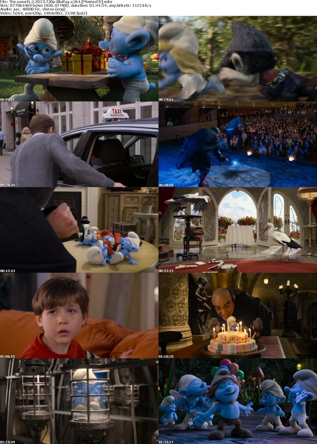The Smurfs 2 (2013) 720p BluRay x264 - MoviesFD