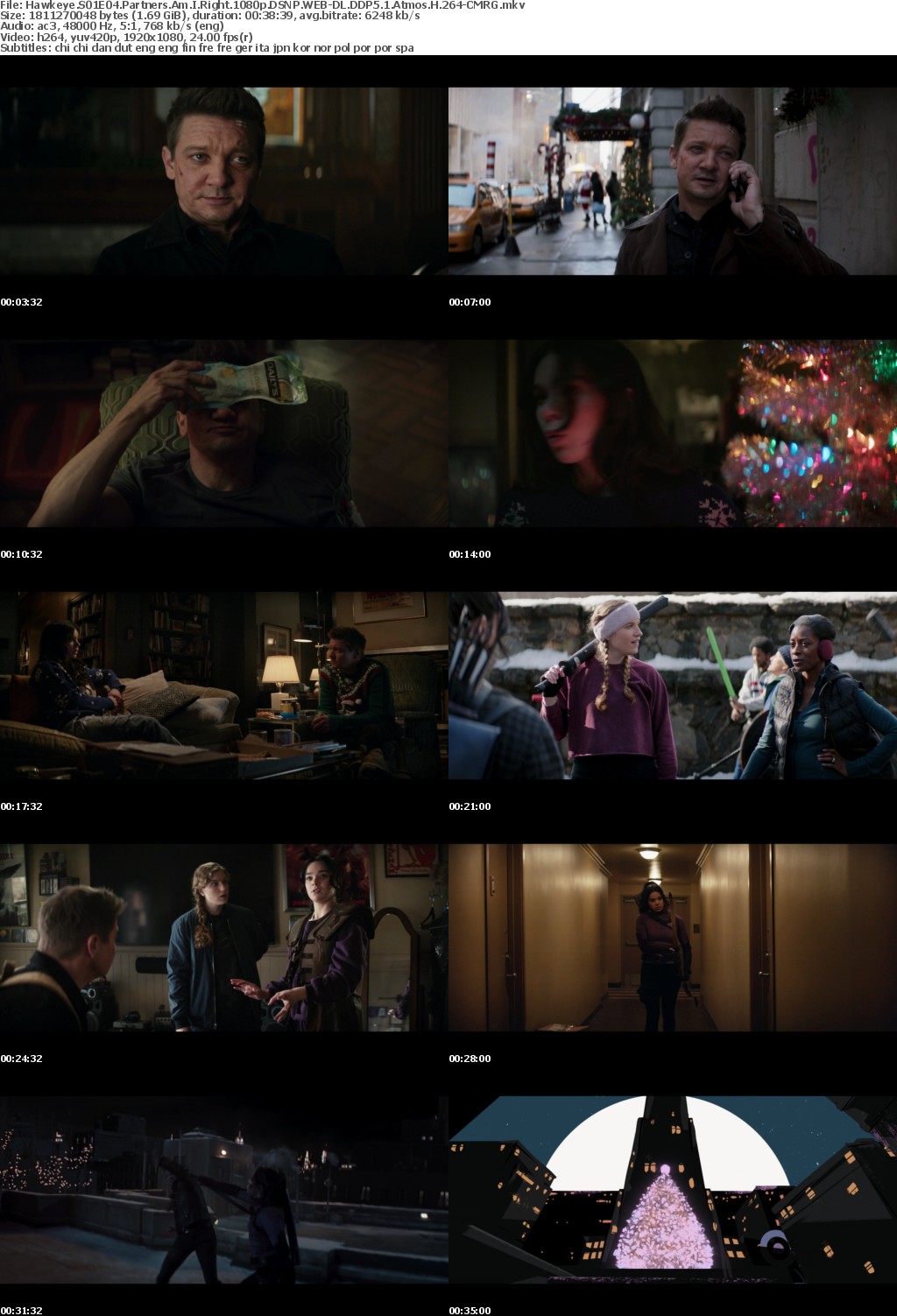 Hawkeye S01E04 Partners Am I Right 1080p DSNP WEB-DL DDP5 1 Atmos H 264-CMRG