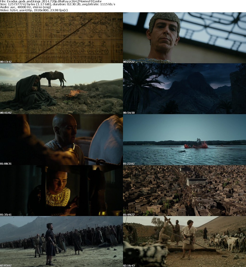 Exodus Gods and Kings (2014) 720p BluRay x264 - MoviesFD