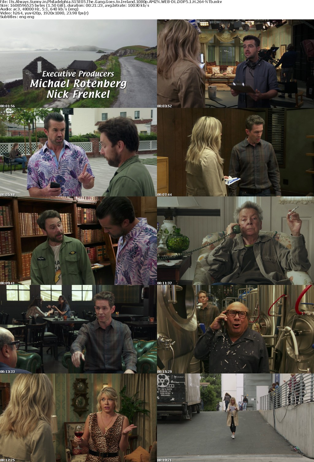 Its Always Sunny in Philadelphia S15E05 The Gang Goes to Ireland 1080p AMZN WEBRip DDP5 1 x264-NTb