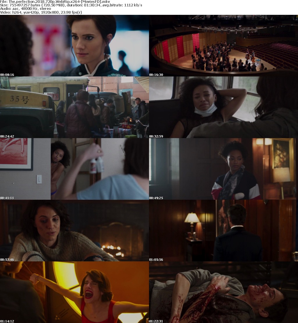 The Perfection (2018) 720p WebRip x264- MoviesFD