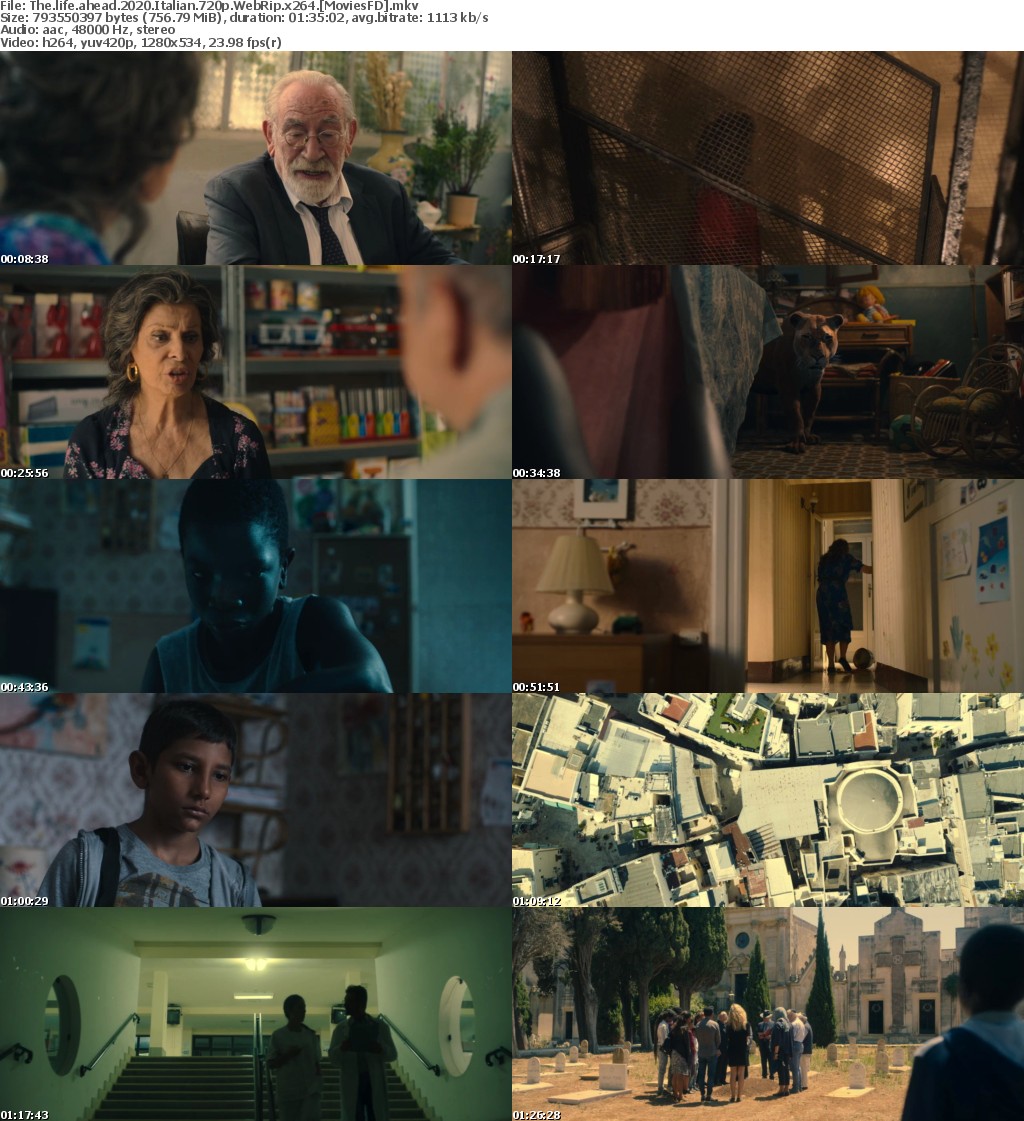 The Life Ahead (2020) Italian 720p WebRip x264 - MoviesFD