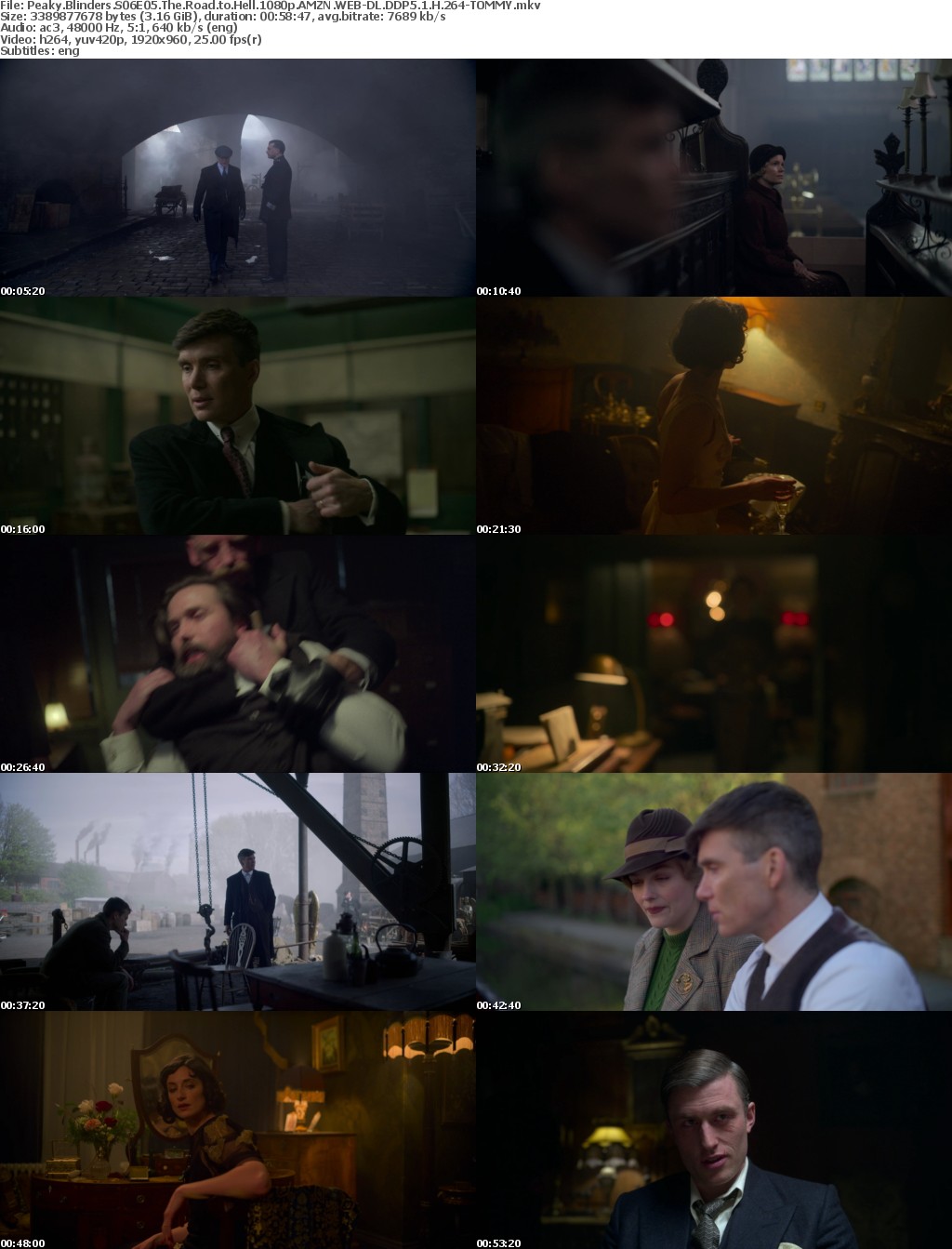 Peaky Blinders S06E05 The Road to Hell 1080p AMZN WEBRip DDP5 1 x264-TOMMY