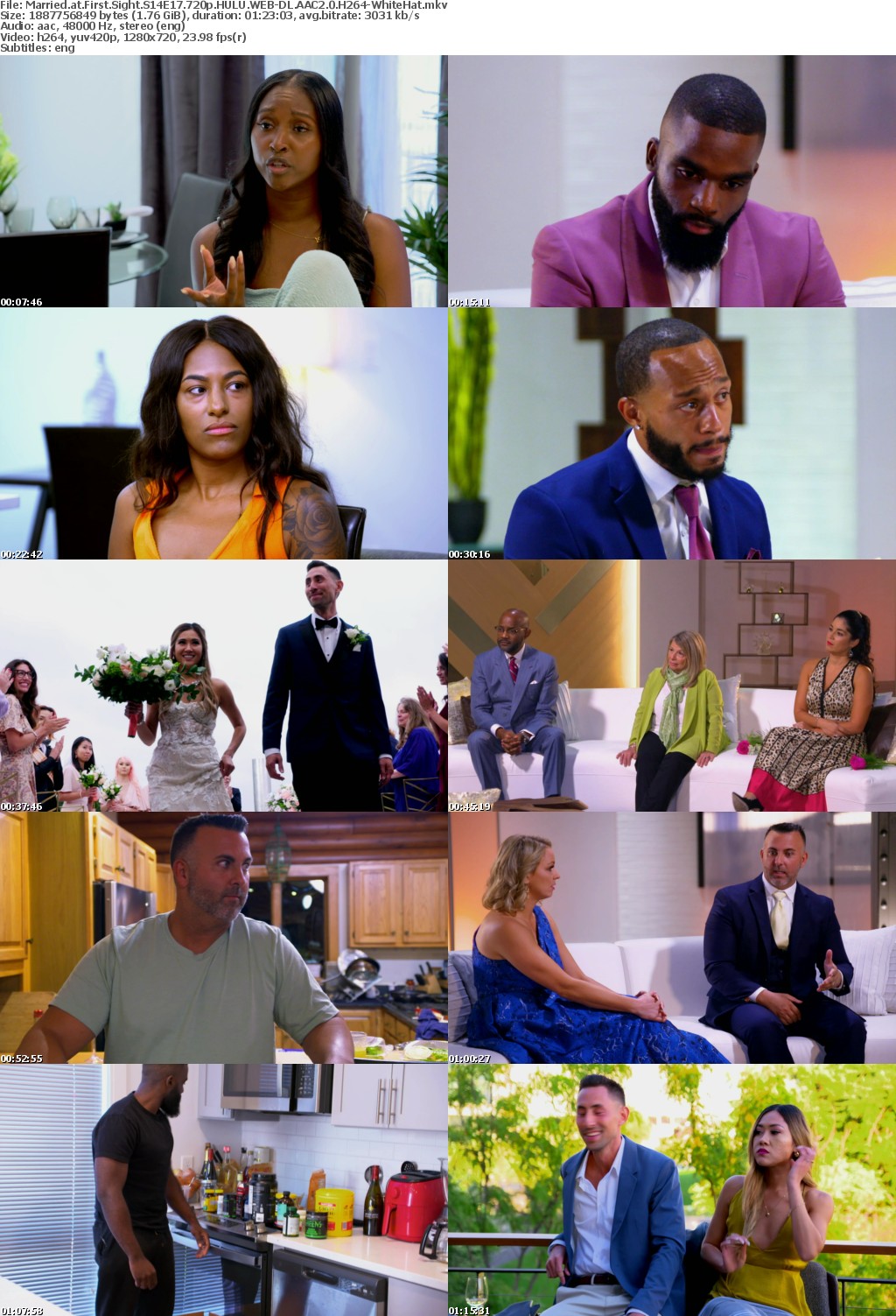 Married at First Sight S14E17 720p HULU WEB-DL AAC2 0 H264-WhiteHat