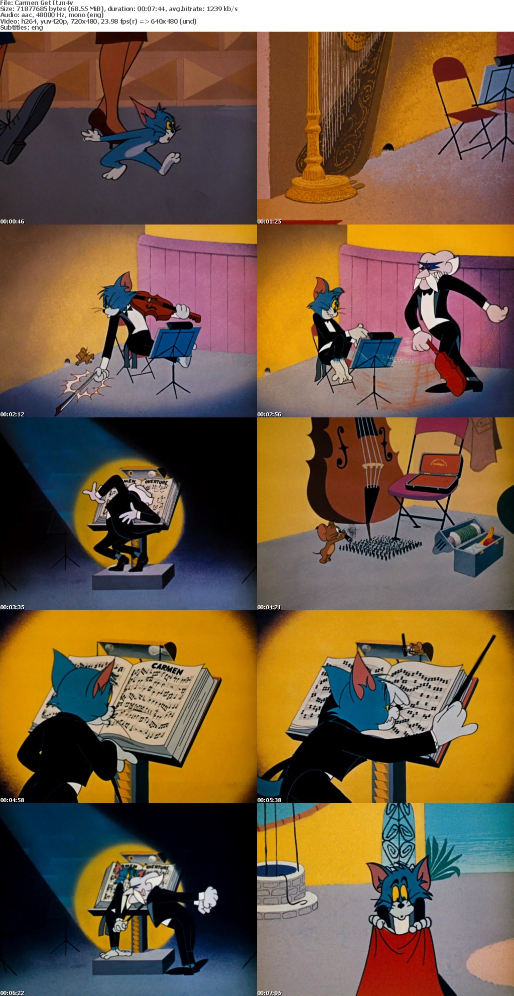Tom and Jerry - The Gene Deitch Collection (13 cartoons) 480p x264 schuylang
