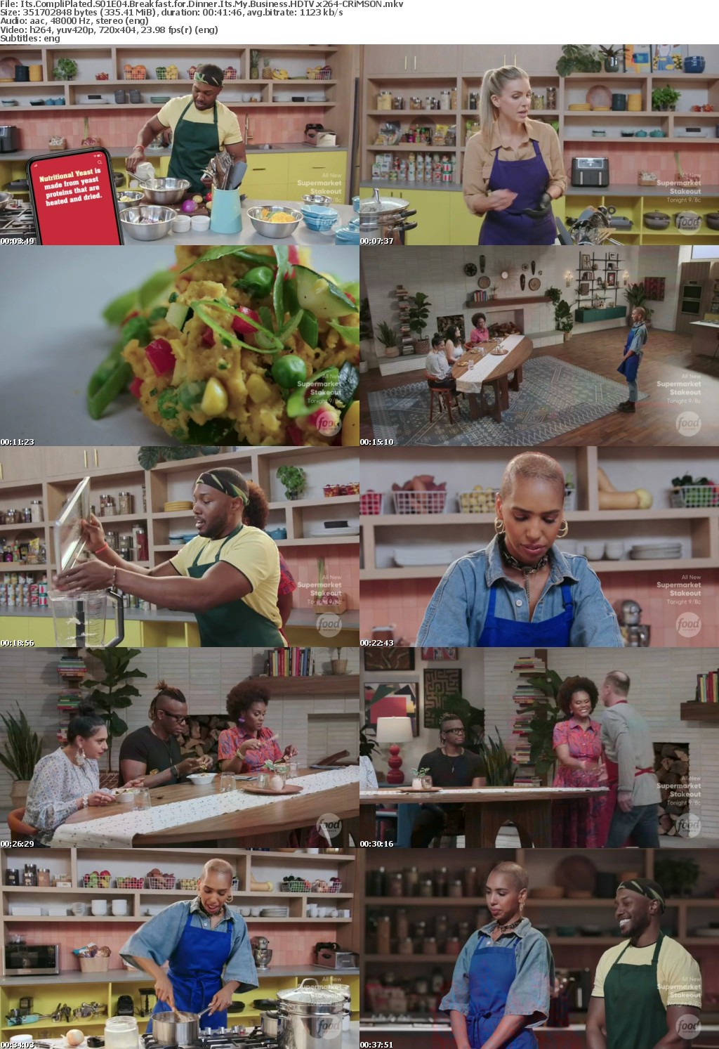 Its CompliPlated S01E04 Breakfast for Dinner Its My Business HDTV x264-CRiMSON