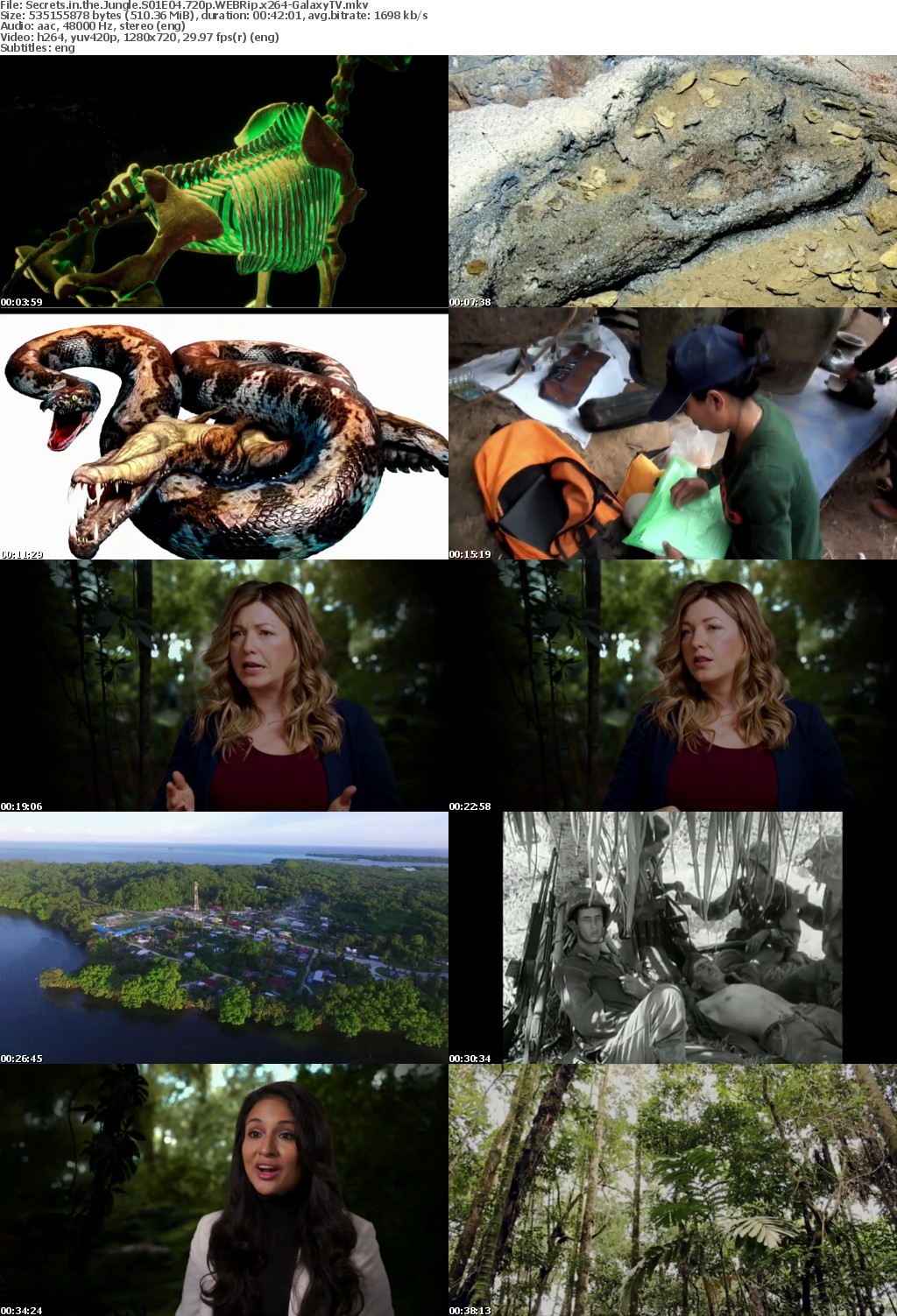 Secrets in the Jungle S01 COMPLETE 720p WEBRip x264-GalaxyTV