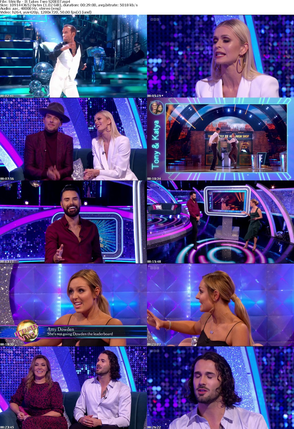 Strictly - It Takes Two S20E7 (1280x720p HD, 50fps, soft Eng subs)
