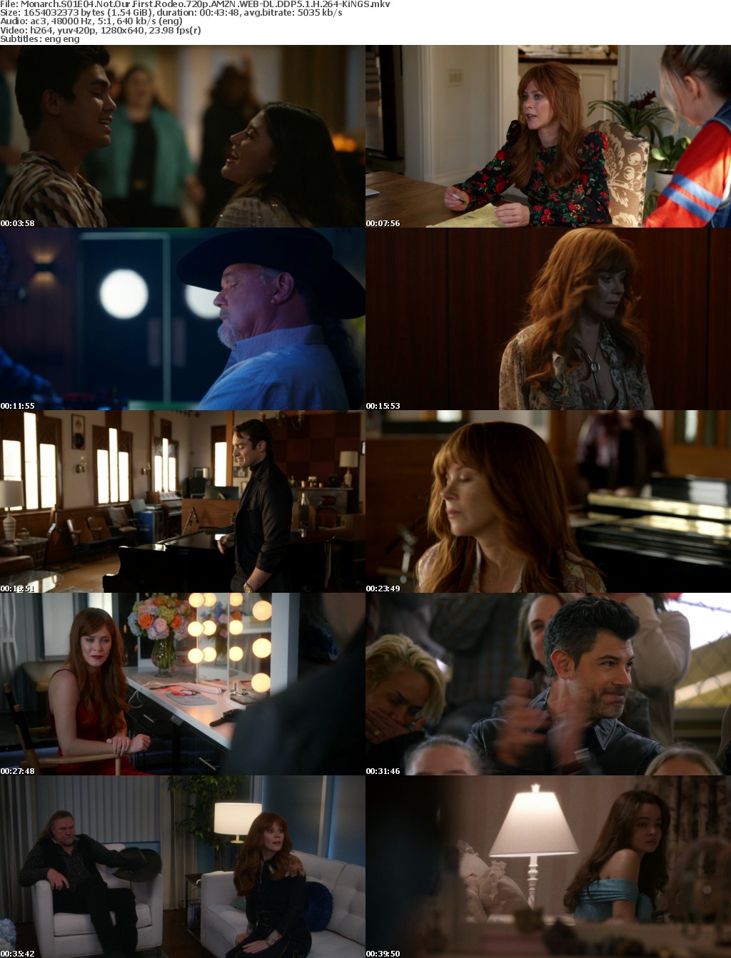 Monarch S01E04 Not Our First Rodeo 720p AMZN WEBRip DDP5 1 x264-KiNGS
