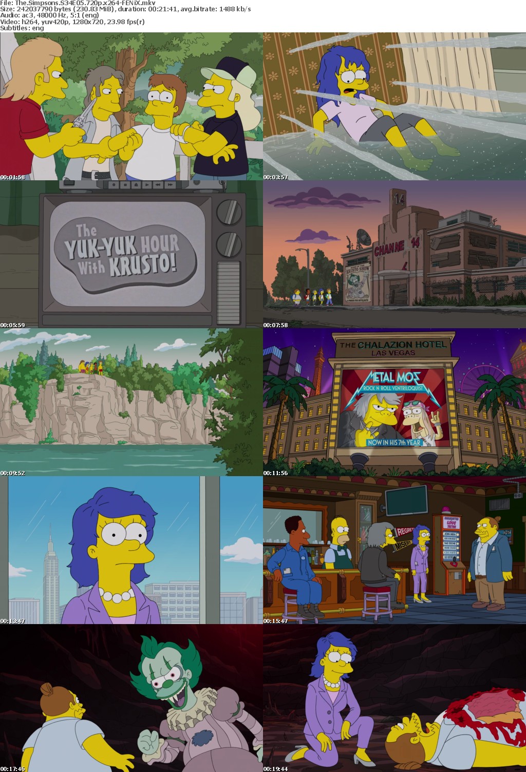 The Simpsons S34E05 720p x264-FENiX