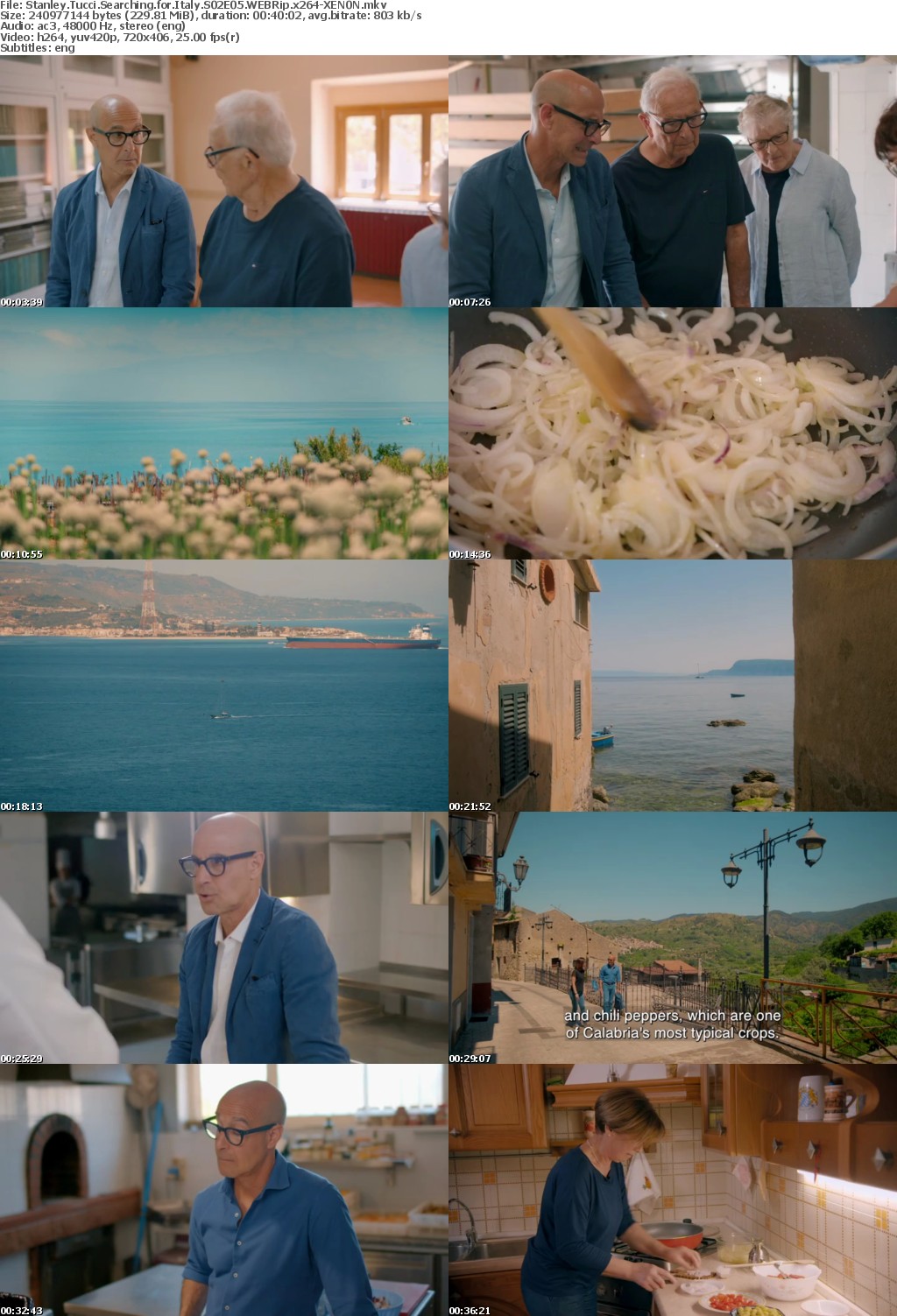 Stanley Tucci Searching for Italy S02E05 WEBRip x264-XEN0N