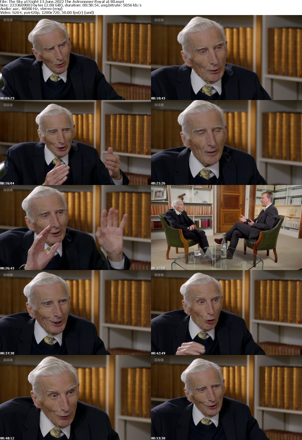 The Sky at Night 13 June 2022 The Astronomer Royal at 80 (1280x720p HD, 50fps, soft Eng subs)