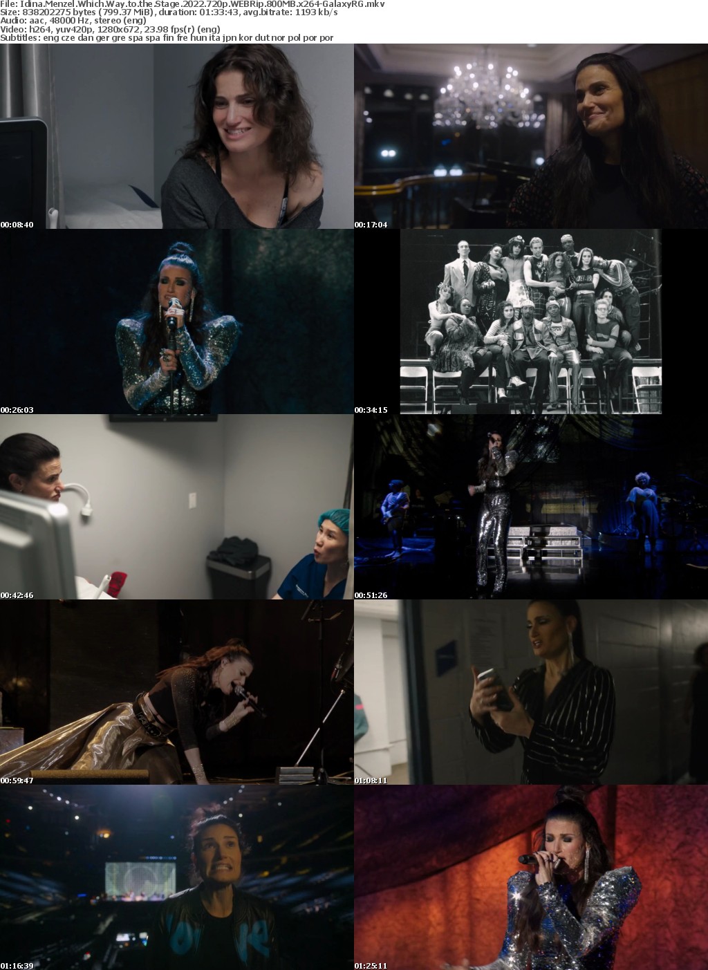 Idina Menzel Which Way to the Stage 2022 720p WEBRip 800MB x264-GalaxyRG