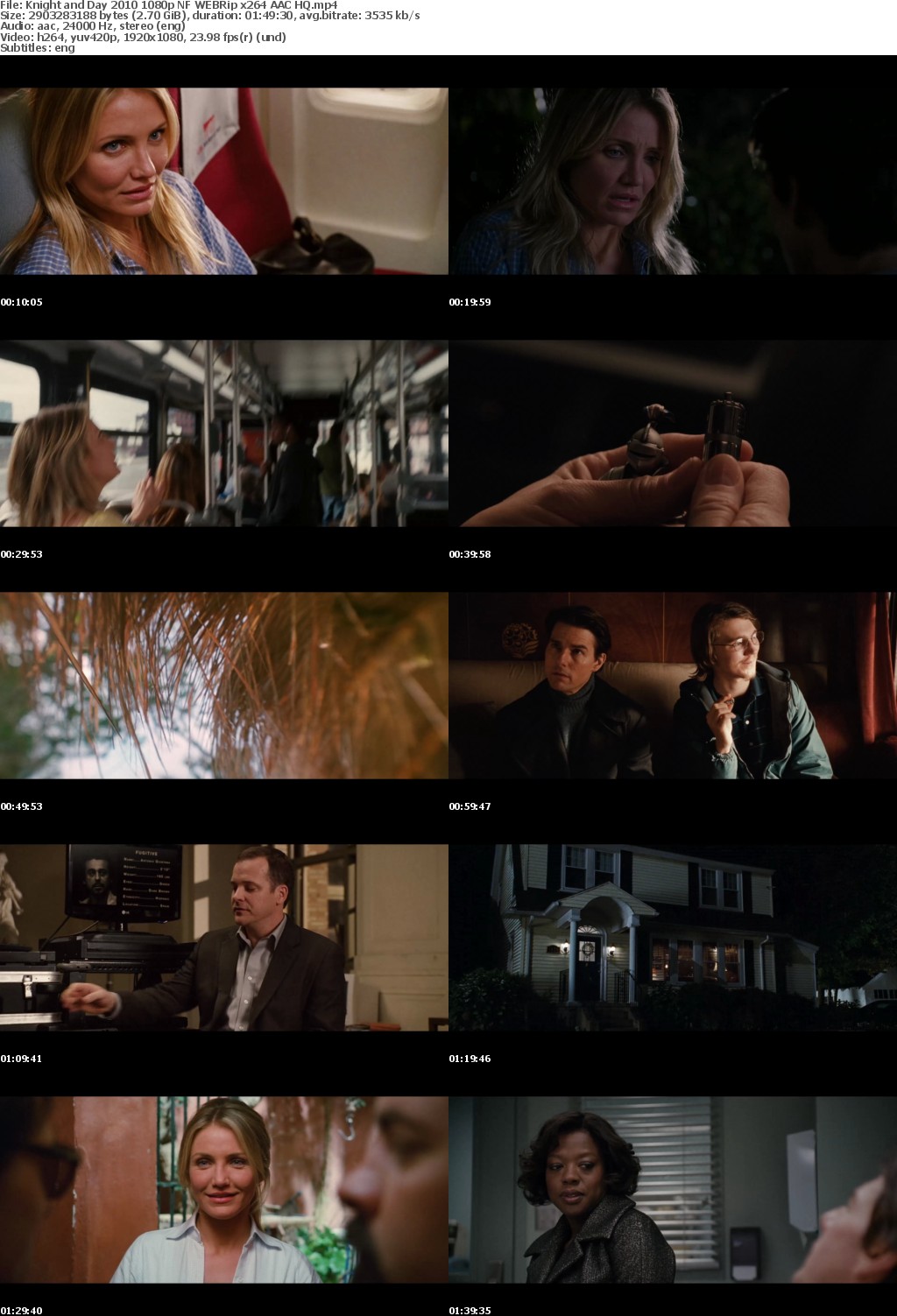 Knight and Day 2010 1080p NF WEBRip x264 AAC HQ