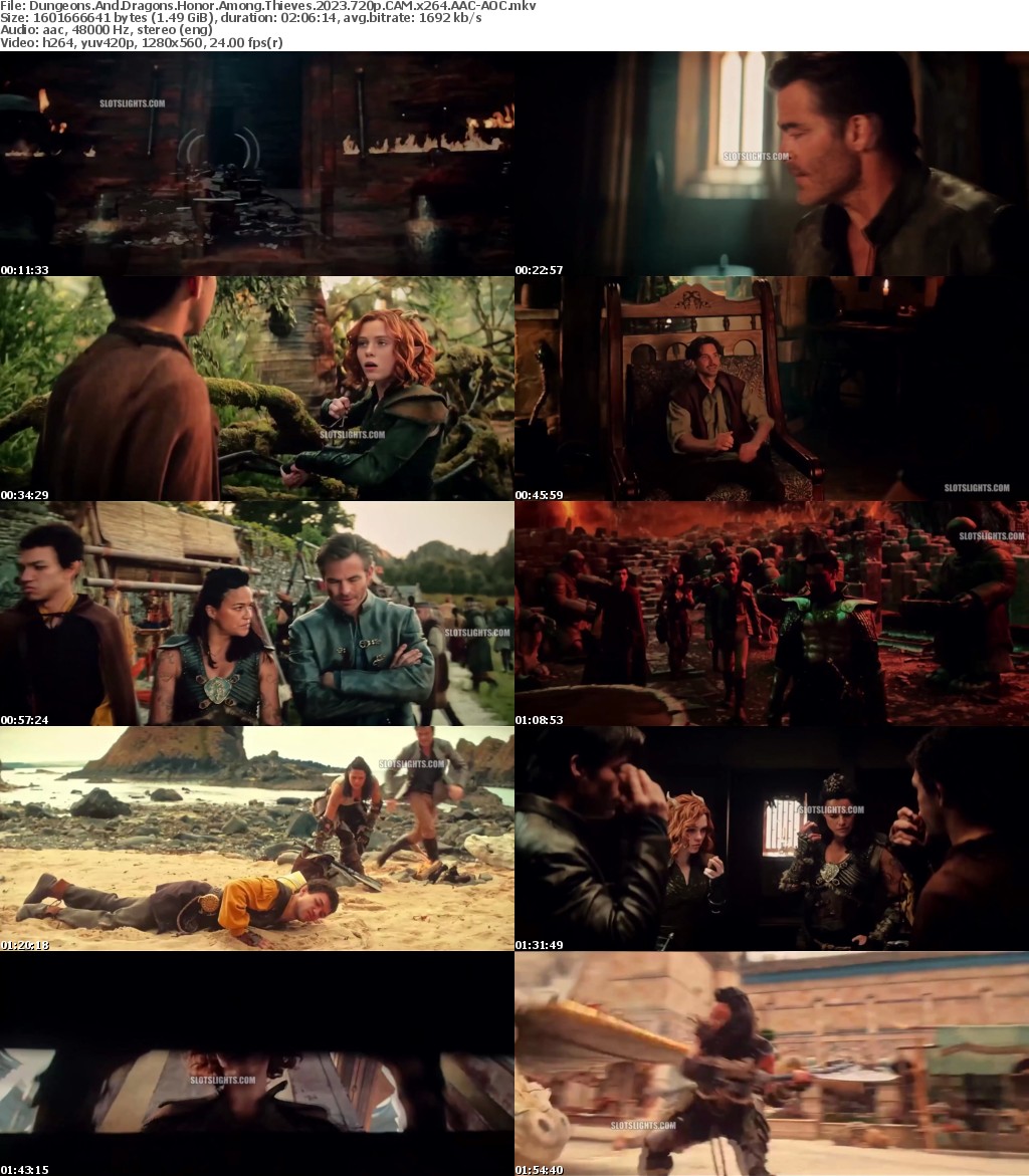 Dungeons And Dragons Honor Among Thieves 2023 720p CAM x264 AAC-AOC