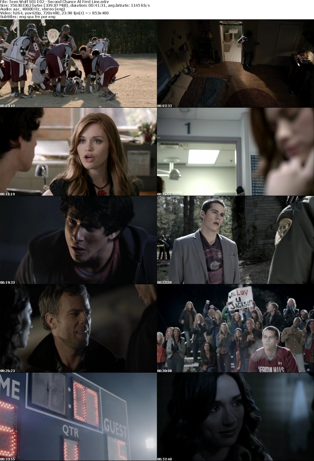 Teen Wolf Season 1 Complete (2011) x264 Mkv DVDrip ET777