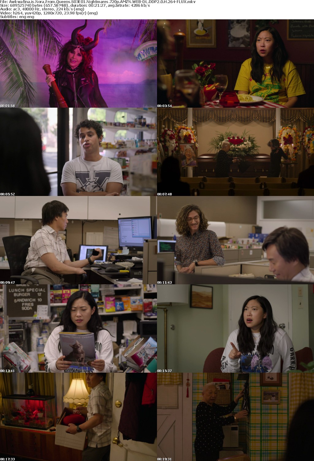 Awkwafina is Nora From Queens S03E01 Nightmares 720p AMZN WEBRip DDP2 0 x264-FLUX