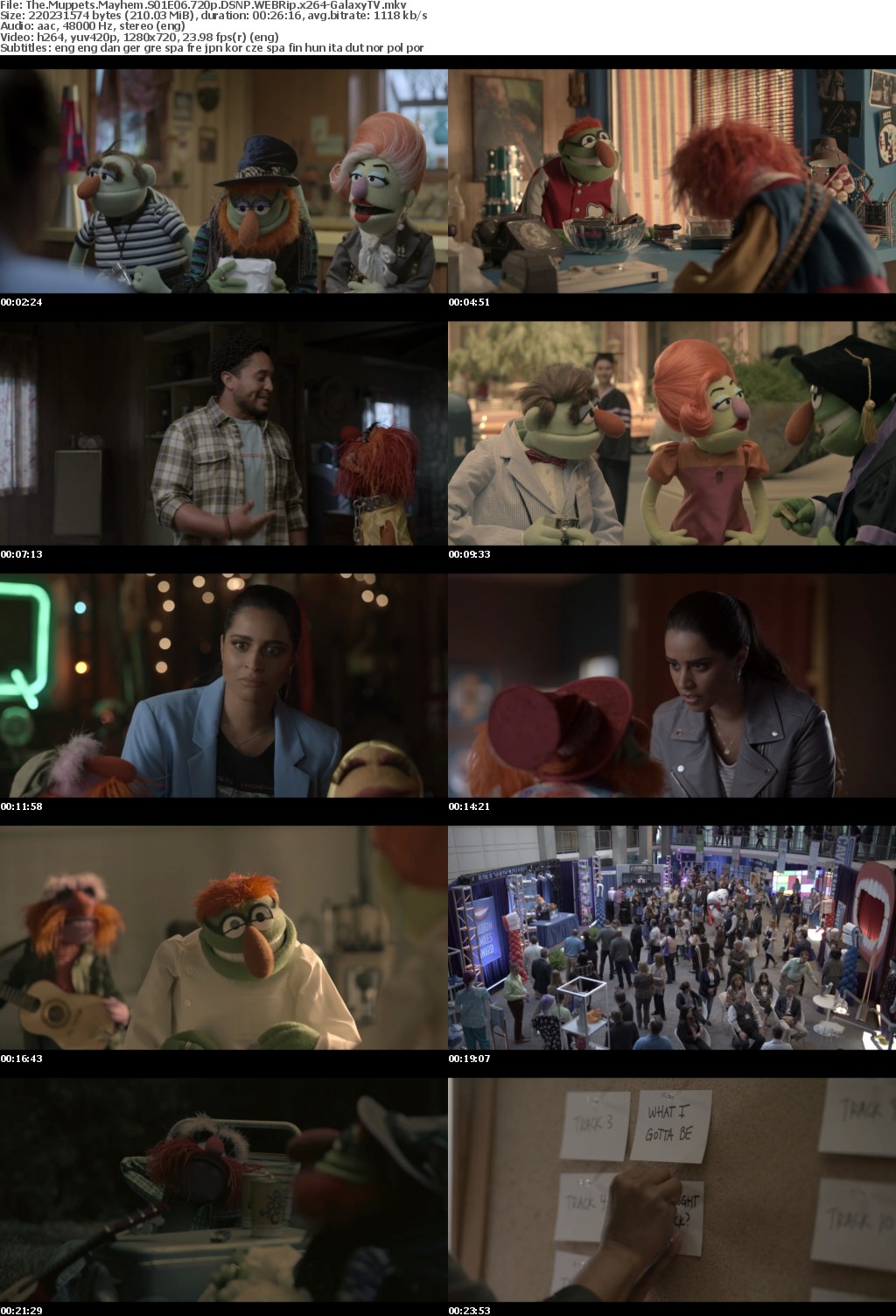 The Muppets Mayhem S01 COMPLETE 720p DSNP WEBRip x264-GalaxyTV