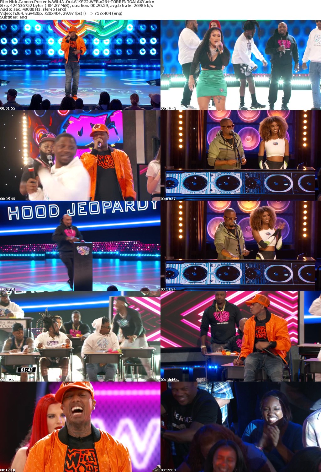 Nick Cannon Presents Wild N Out S19E22 WEB x264-GALAXY