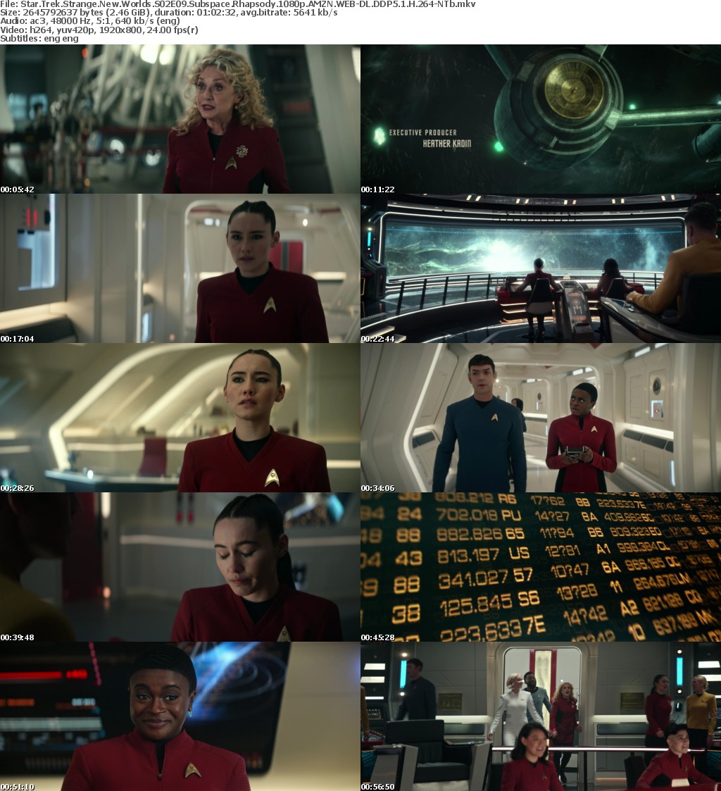 Star Trek Strange New Worlds S02E09 Subspace Rhapsody 1080p AMZN WEB-DL DDP5 1 H 264-NTb