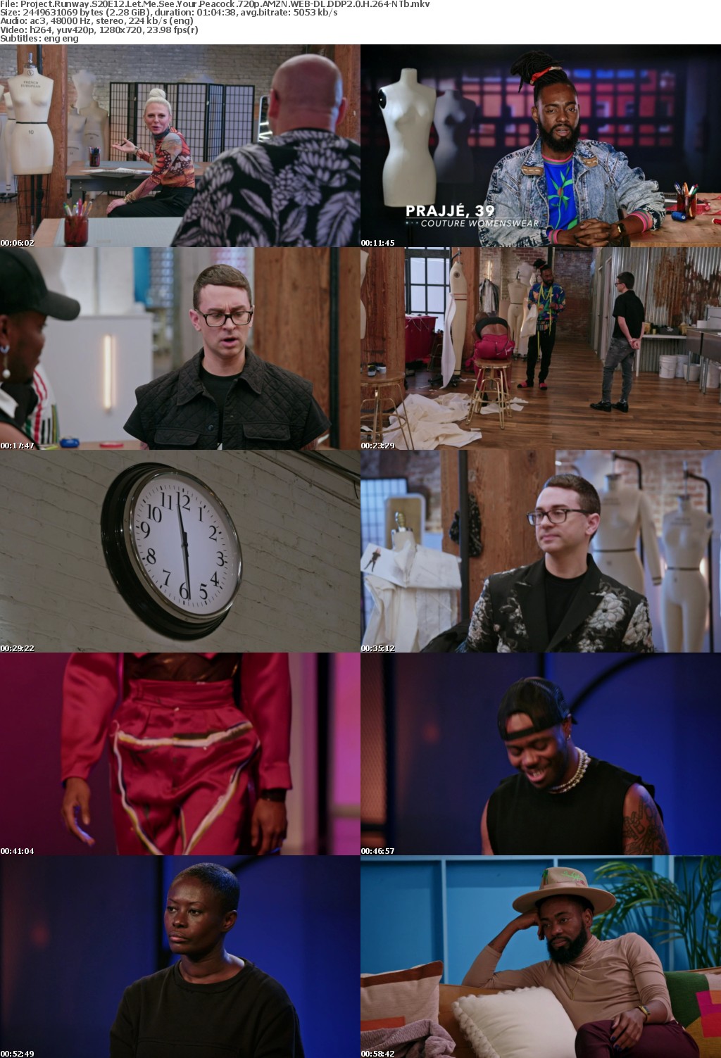 Project Runway S20E12 Let Me See Your Peacock 720p AMZN WEB-DL DDP2 0 H 264-NTb