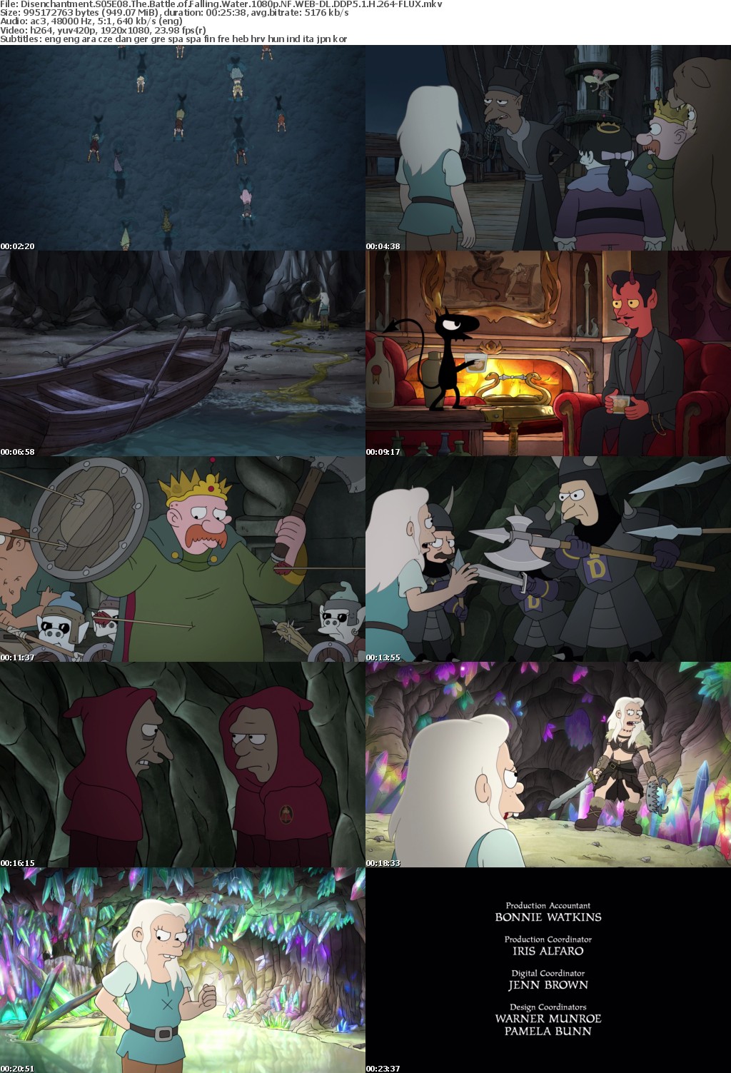 Disenchantment S05E08 The Battle of Falling Water 1080p NF WEB-DL DDP5 1 H 264-FLUX