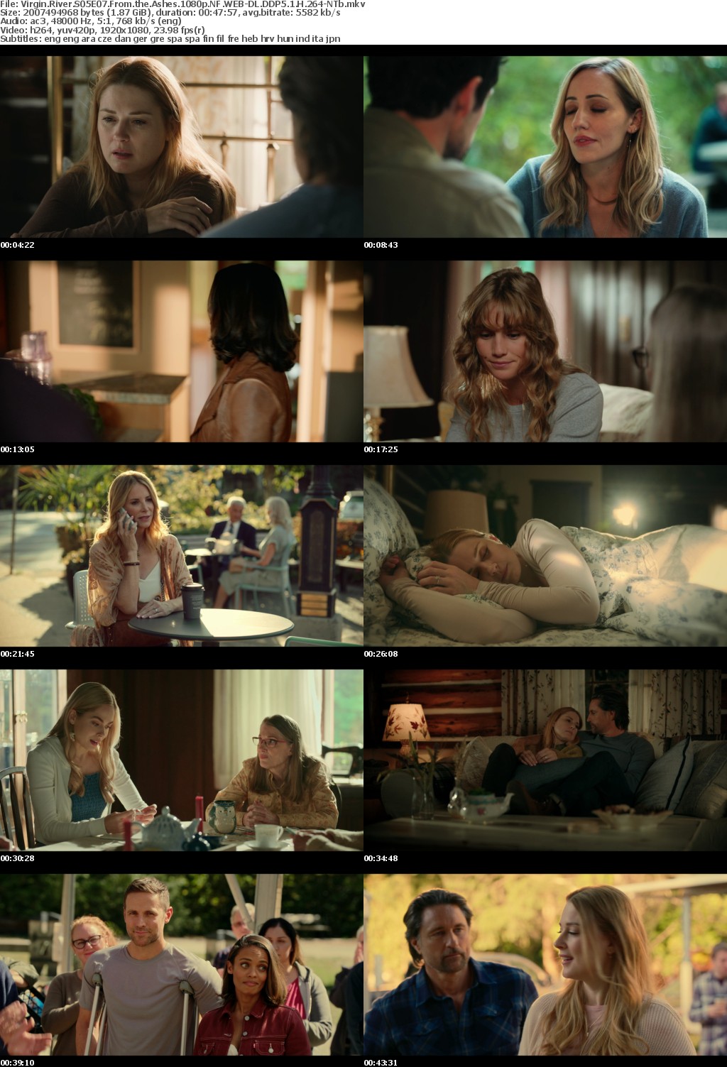 Virgin River S05E07 From the Ashes 1080p NF WEB-DL DDP5 1 H 264-NTb