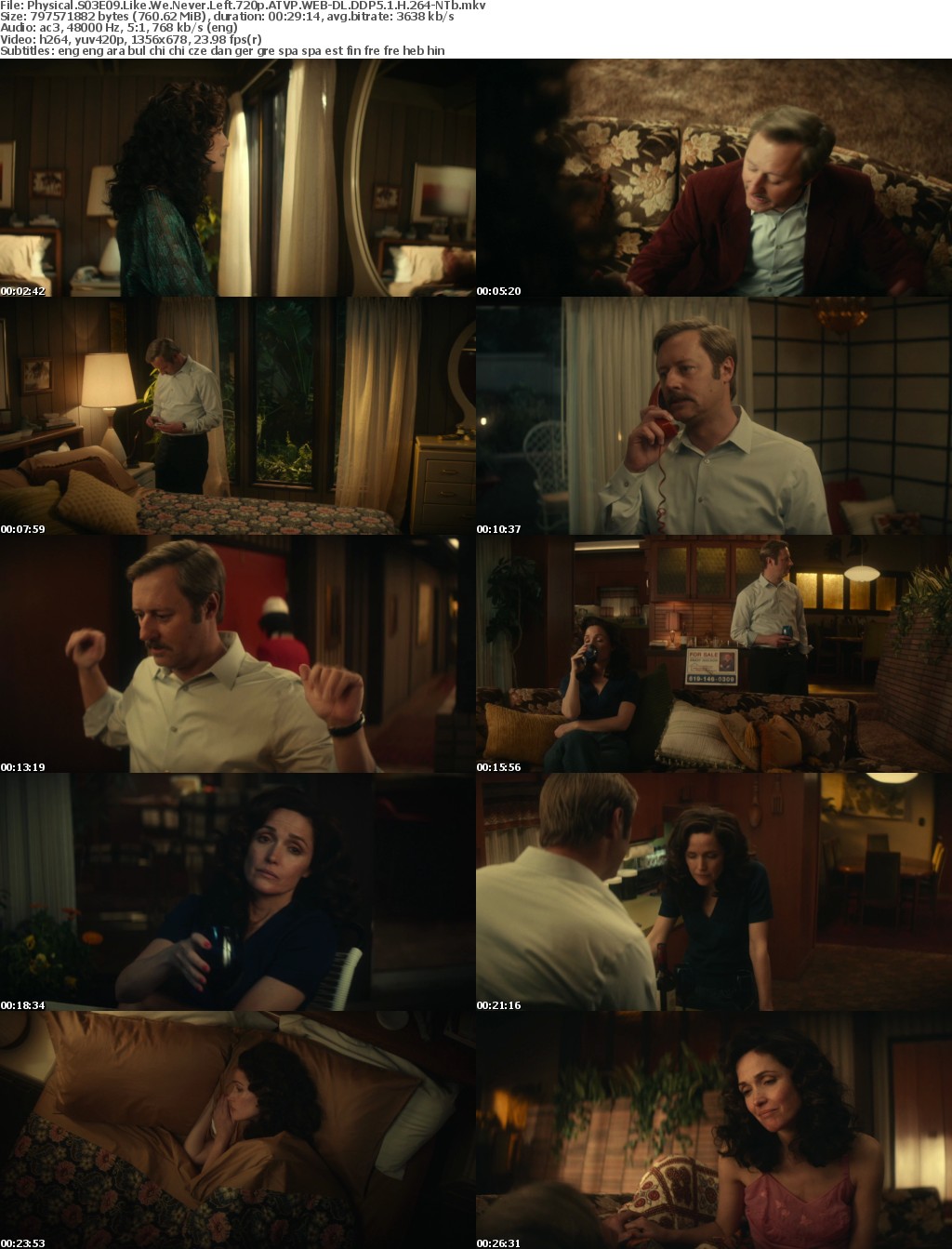 Physical S03E09 Like We Never Left 720p ATVP WEB-DL DDP5 1 H 264-NTb