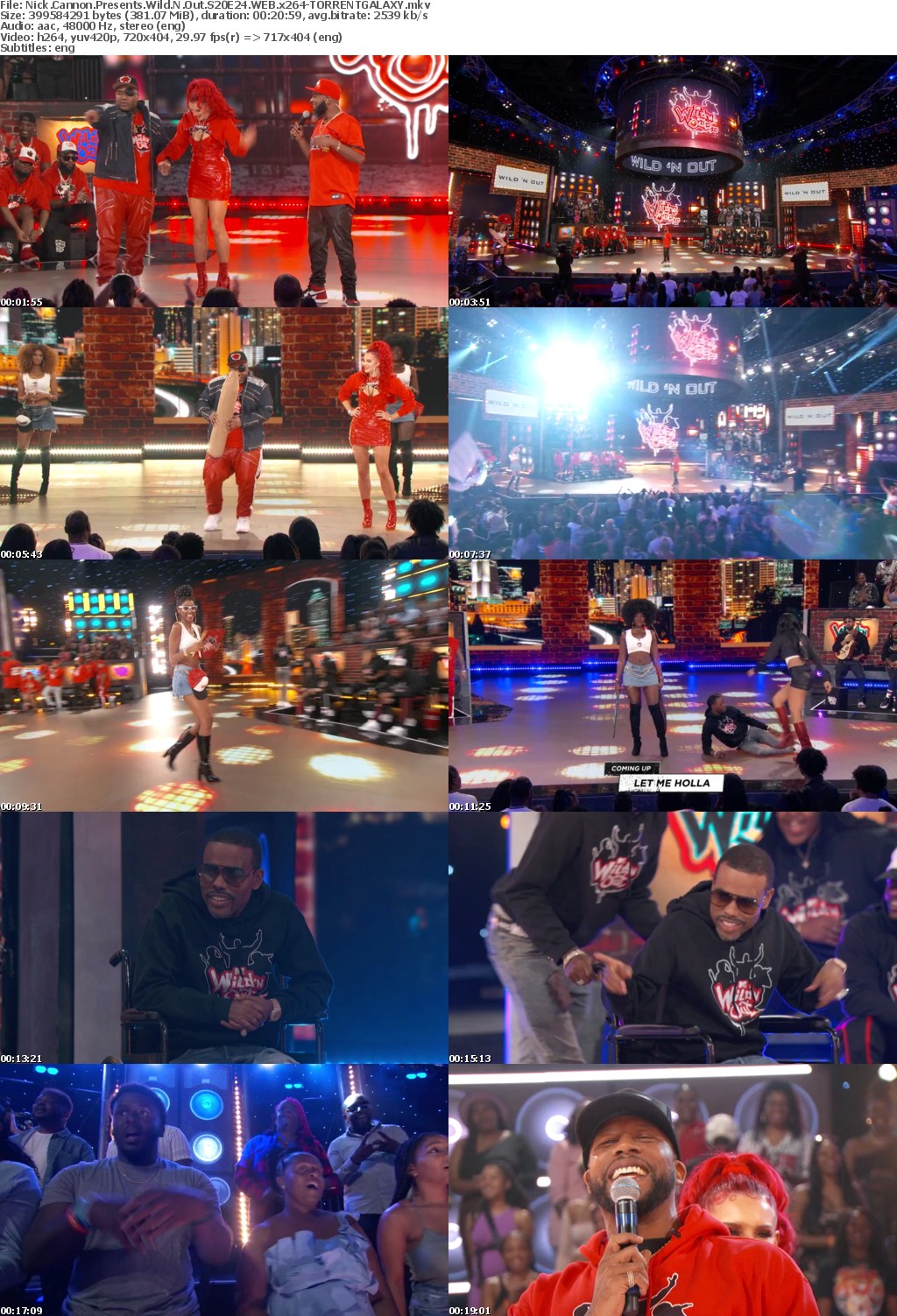 Nick Cannon Presents Wild N Out S20E24 WEB x264-GALAXY