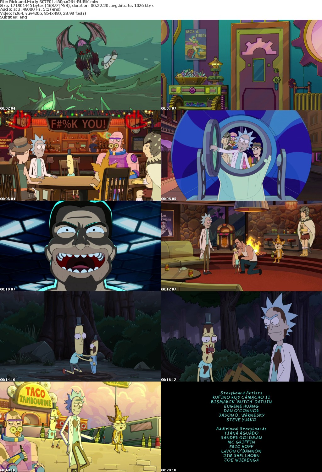 Rick and Morty S07E01 480p x264-RUBiK Saturn5