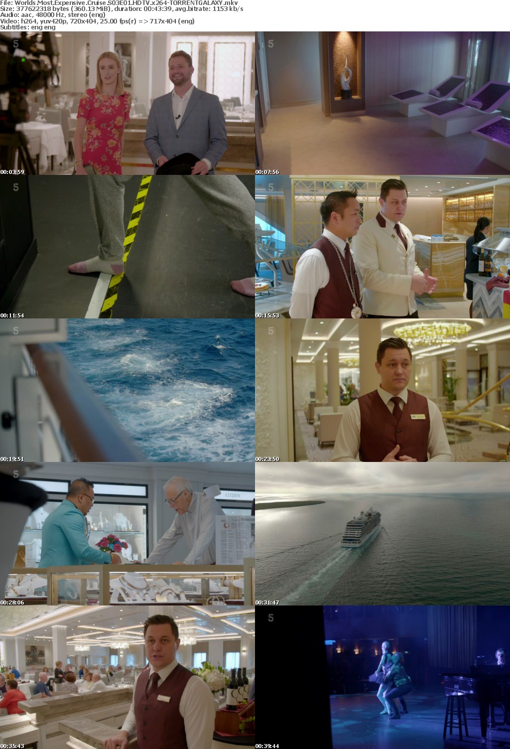 Worlds Most Expensive Cruise S03E01 HDTV x264-GALAXY