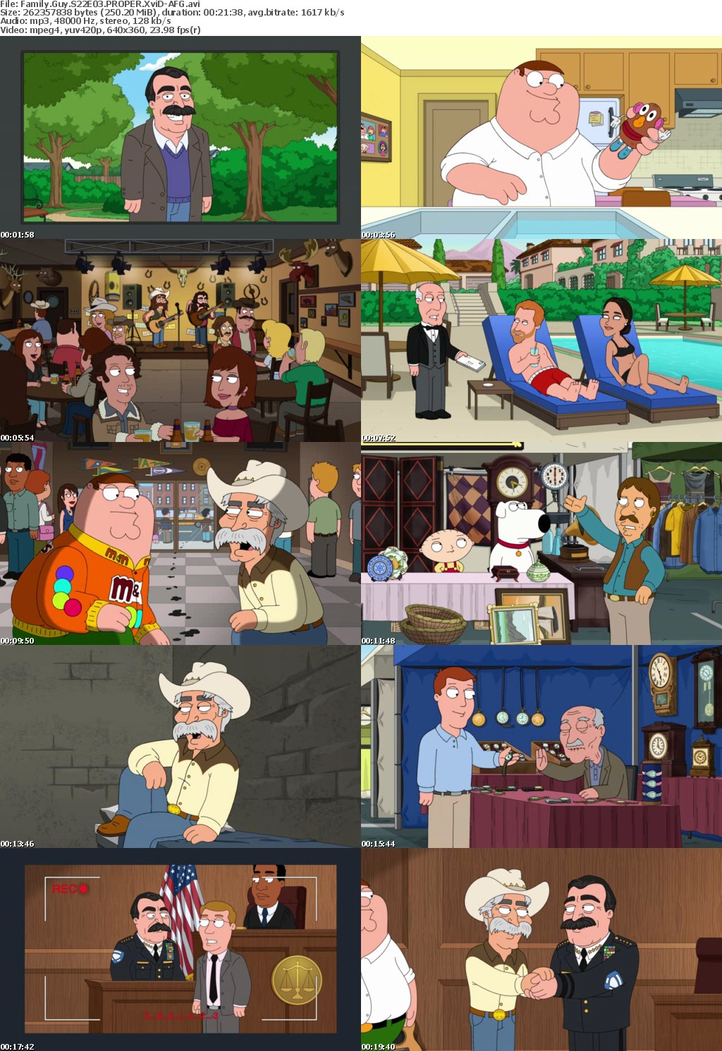 Family Guy S22E03 PROPER XviD-AFG