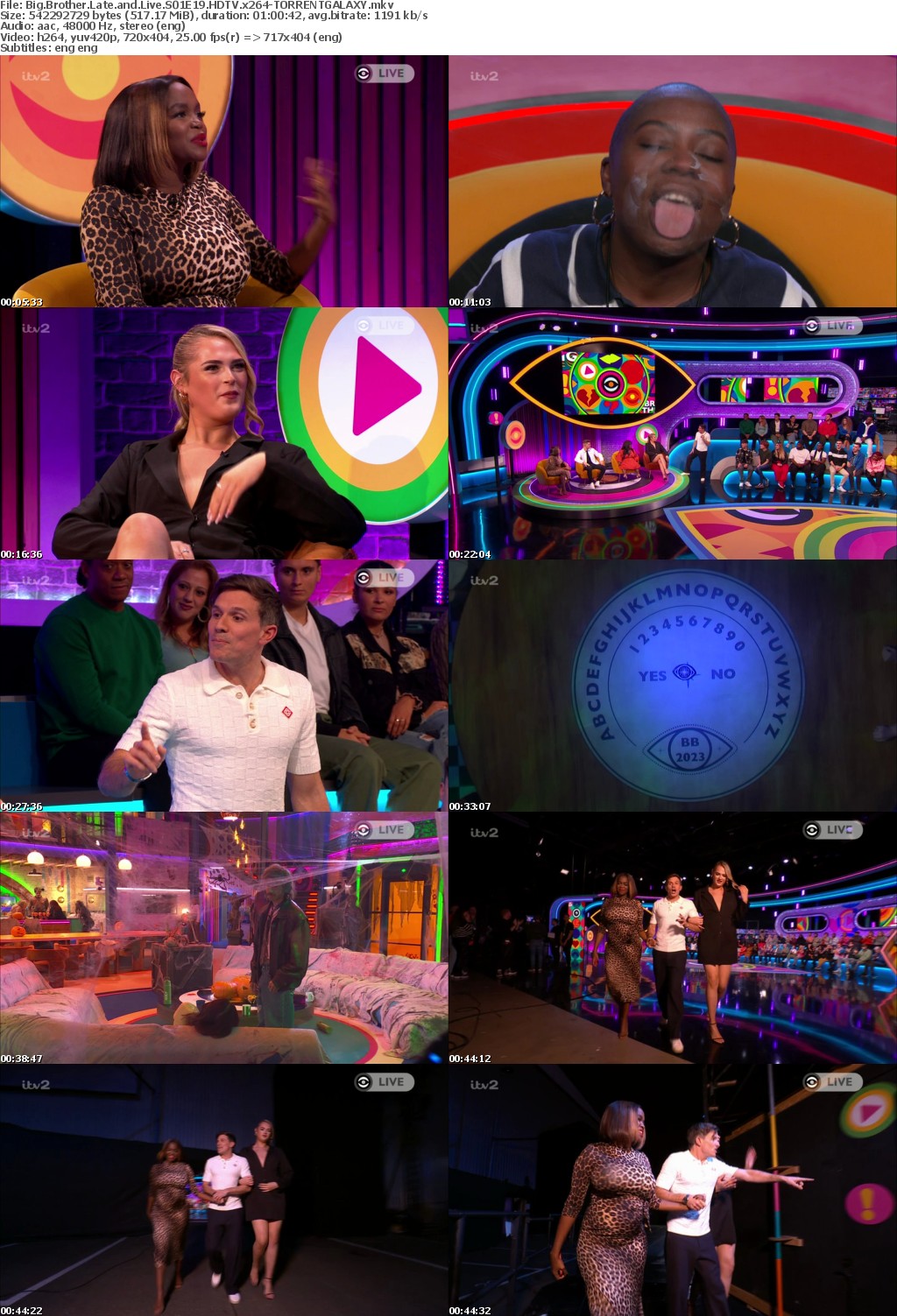 Big Brother Late and Live S01E19 HDTV x264-GALAXY